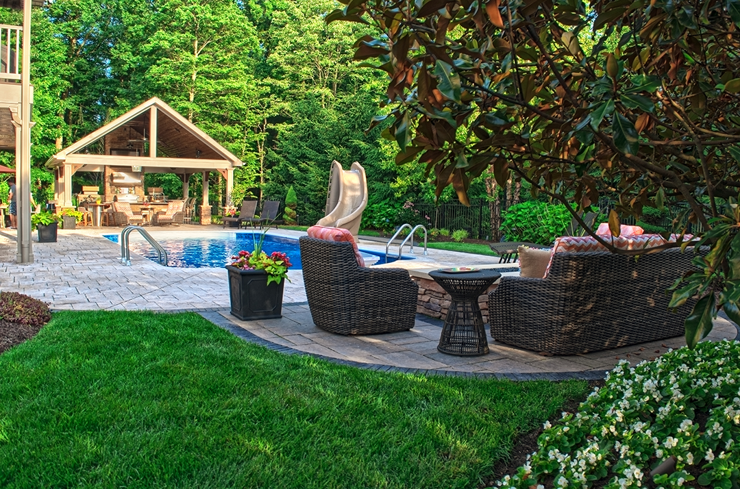 Ultimate Outdoor Entertaining Space designed by Beall's Landscaping