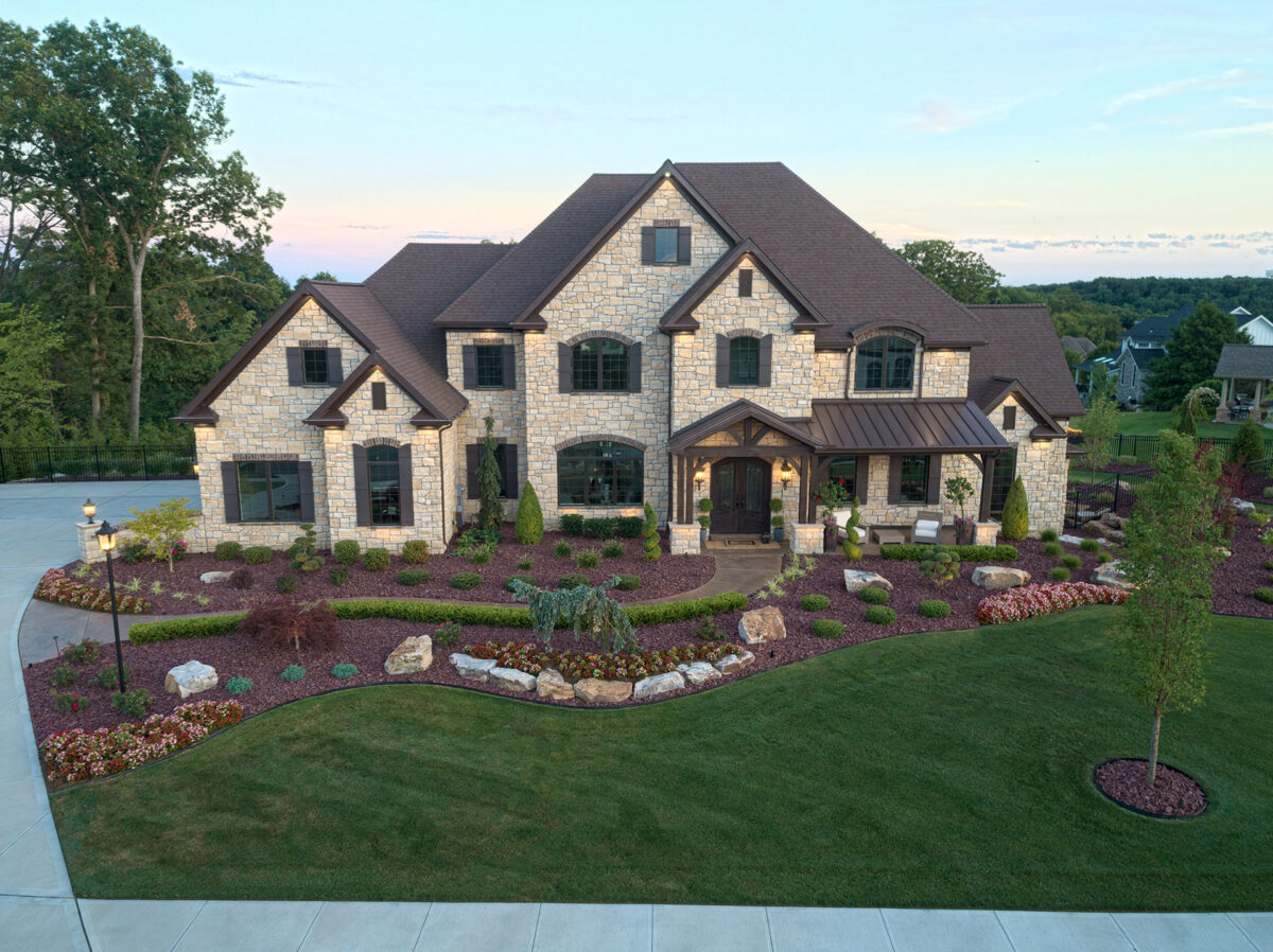 Beautiful Barrington Homes in North Park Manor designed by Beall's Landscaping